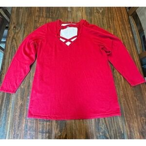 Torrid Sweater Red‎ Plus Size 3X